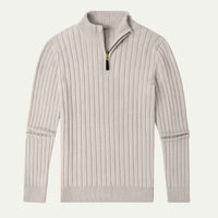 Ephraim | Men's Cable Knit Quarter Zip Jumper