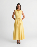 Lena | sleeveless shirt dress