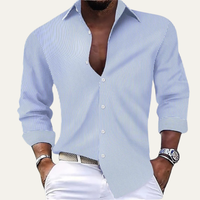 Carter striped shirt Light Blue