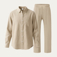 Alaric linen set detail view fifteen