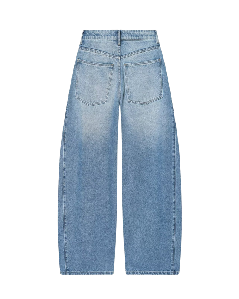Cora | Wide Leg Front Seam Jeans