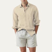 Declan linen shirt Khaki