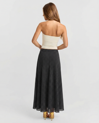Aria | polka dot maxi skirt