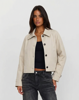 Blythe | cropped shacket women