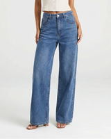 Juno | High Waist Wide Leg Jeans