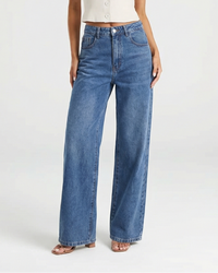 Zoe | Wide Leg Jeans Light Blue High Waisted Straight