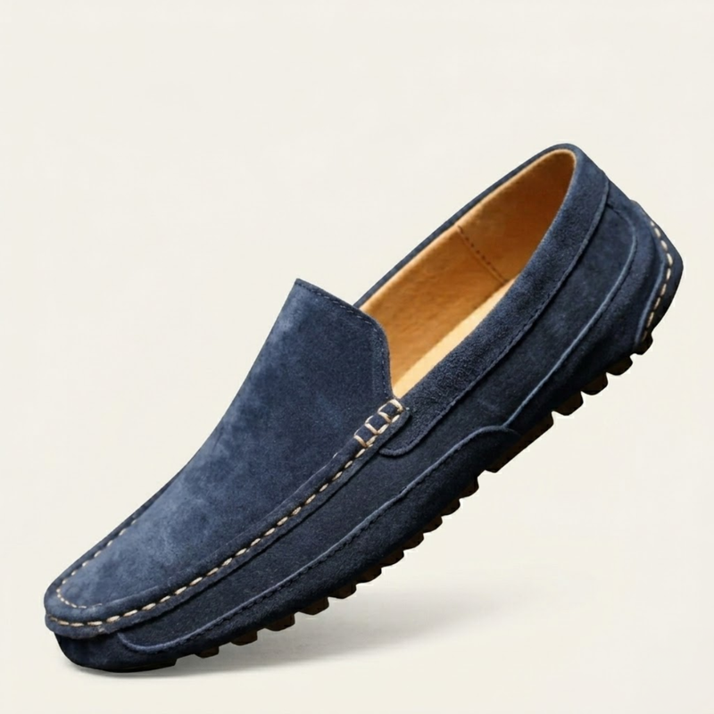 Noel | Men's Suede Leather Slip-On Loafers