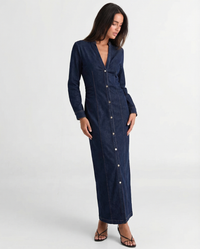Celeste | denim maxi dress