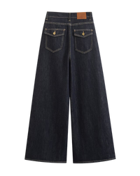 Bethany | Dark Wash Wide Leg Jeans