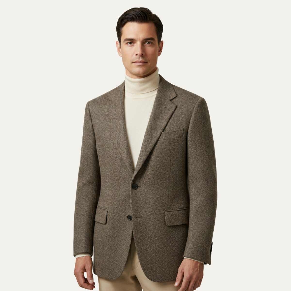 Lloyd | Tailored Tweed Fishbone Blazer