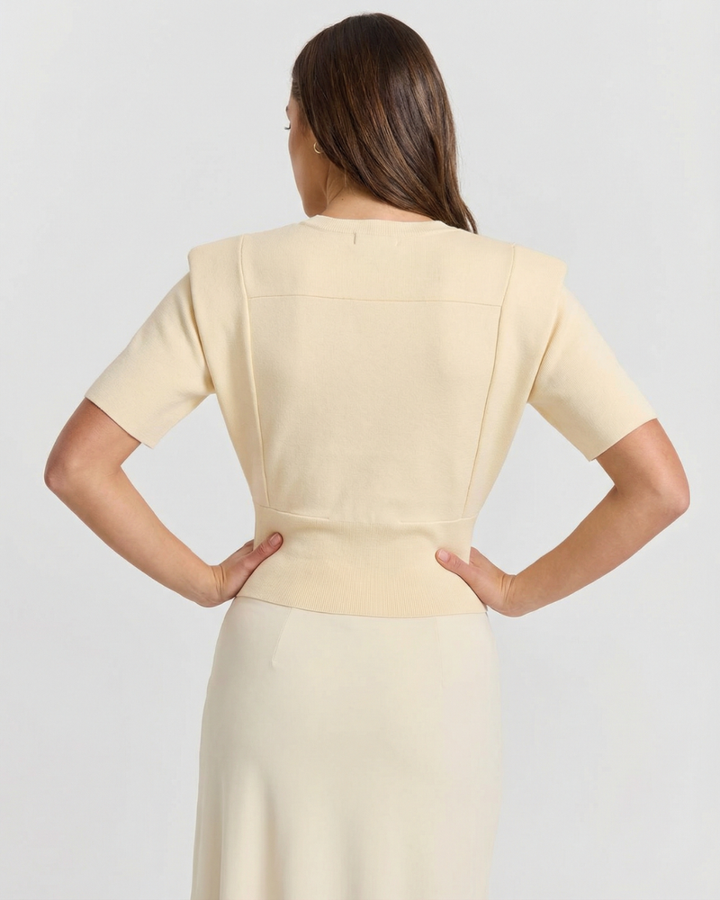 Rose | puff sleeve top