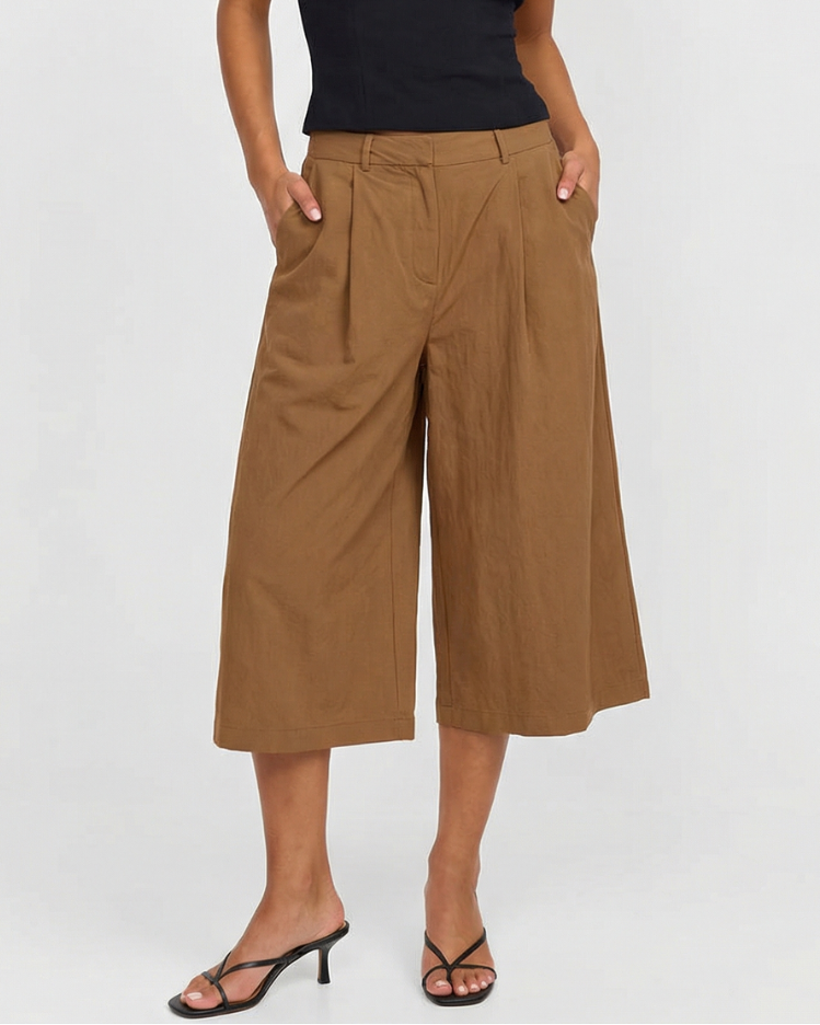 Aria | linen wide leg pants