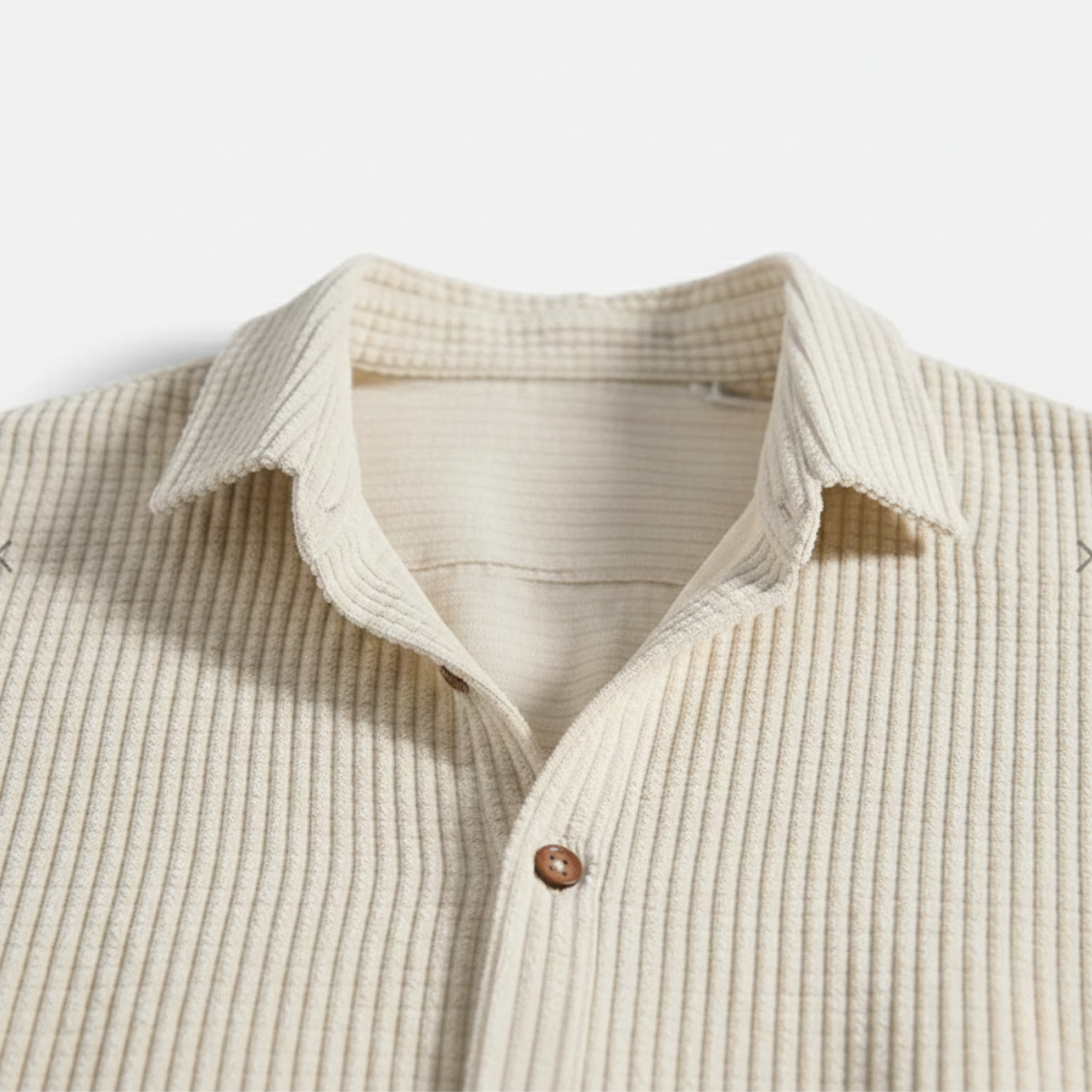 Oliver | Waffle Knit Short Sleeve Button-Up Shirt