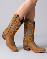 Marigold | Embroidered Cowboy Boots