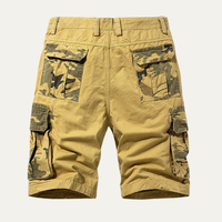 Isaac | 100% Cotton Camouflage Cargo Shorts