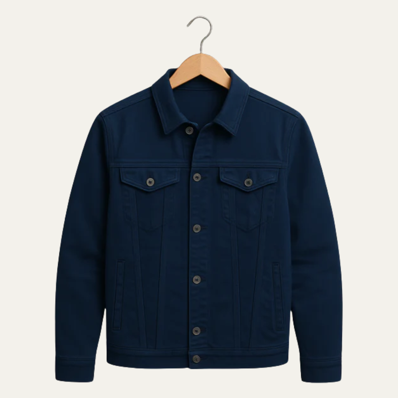 Chad Denim Jacket Navy Blue