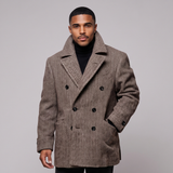 Austin | Double Breasted Tweed Wool Blend Winter Blazer