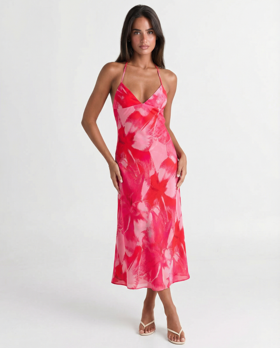 Ayla | floral midi dress