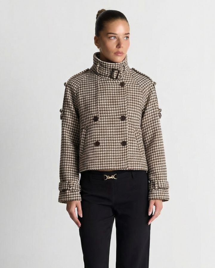 Clara | cropped trench coat