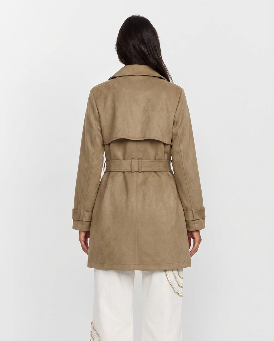 Aria | cropped trench coat