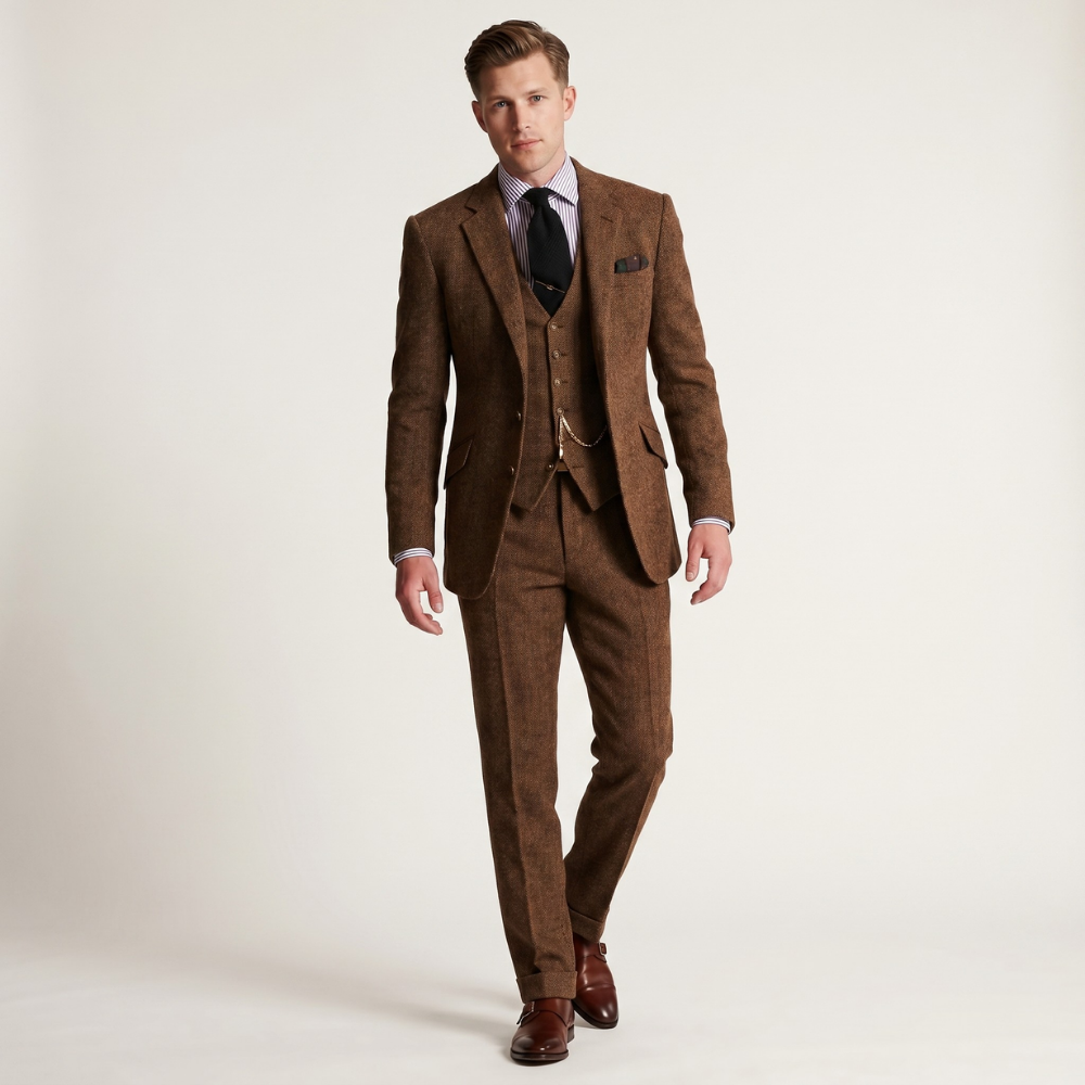 Carrick suit in Brown