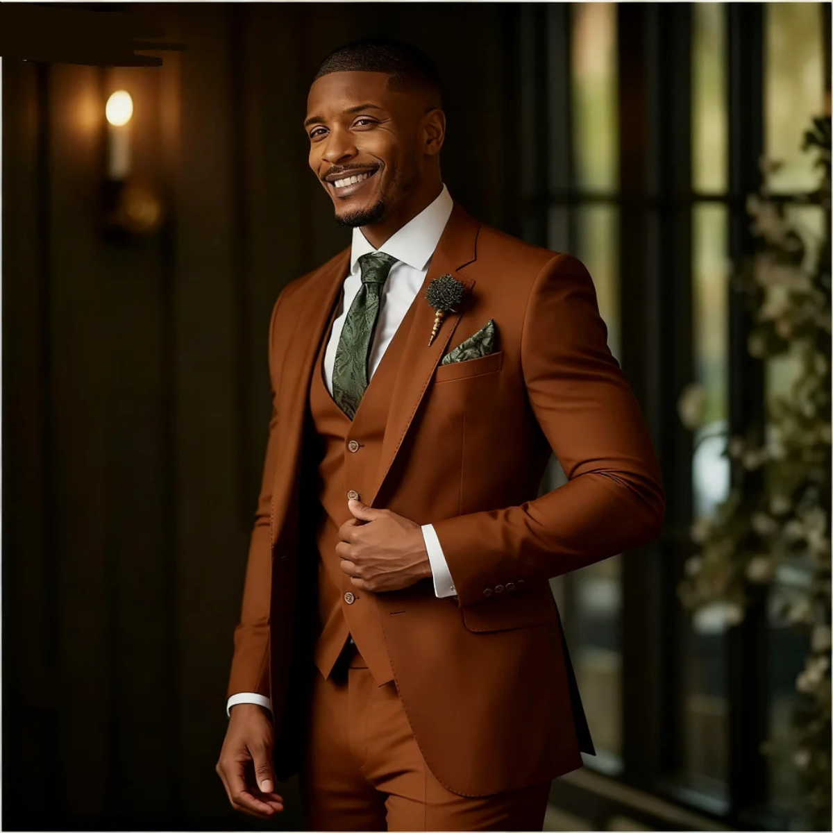 Osborne | Men's Elegant Three-Piece Jacket, Gilet and Trousers Suit