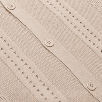 Troy | Knitted Button-Down Short Sleeve Summer Shirt