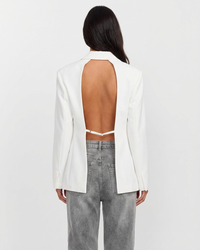 Elise | white blazer