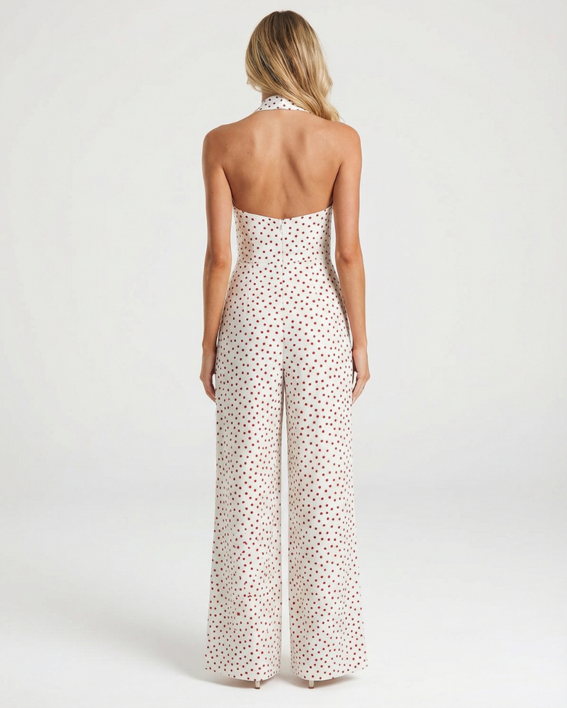 Alicia | halter jumpsuit
