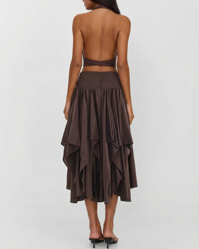 Evie | wrap skirt