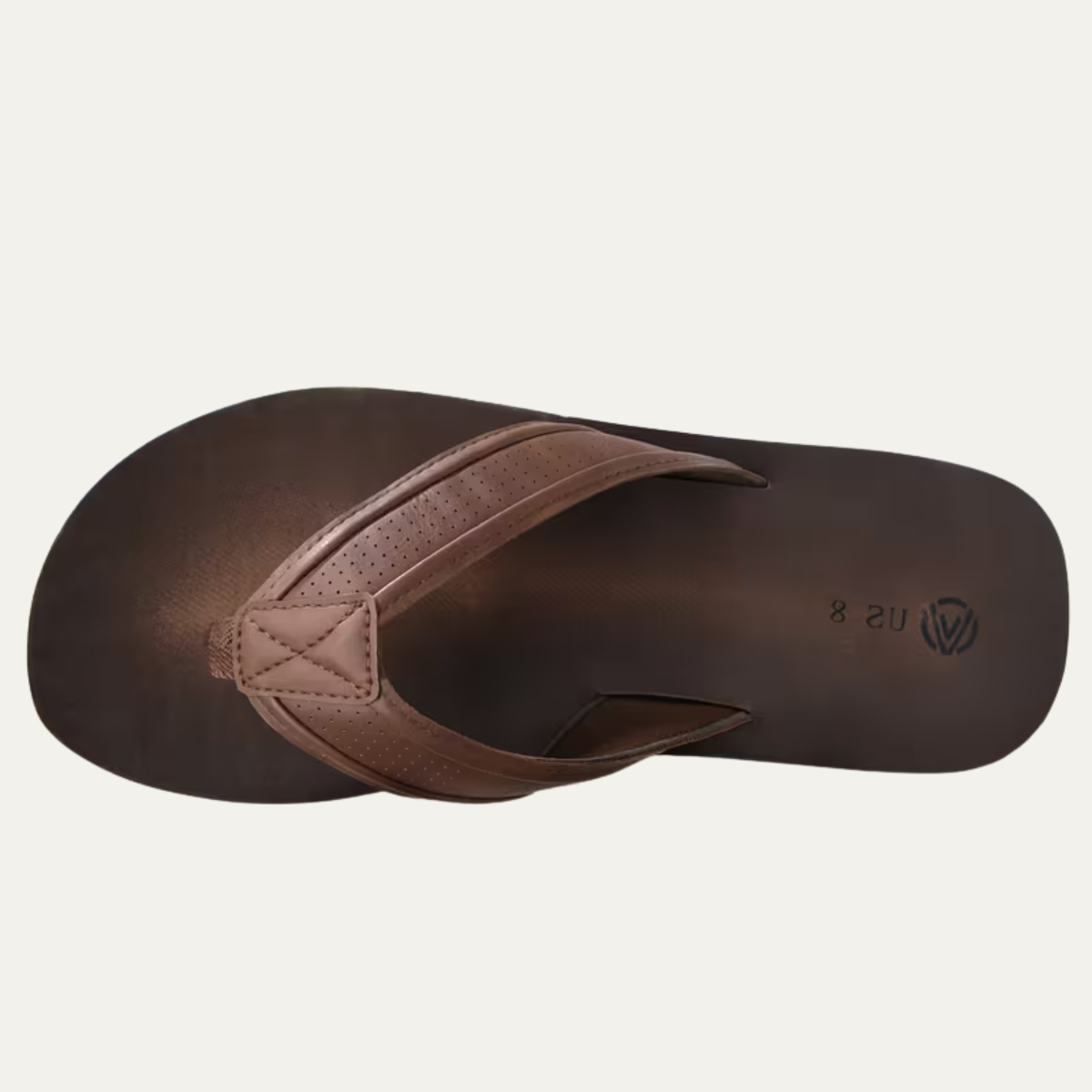 Clayton flip flops detail