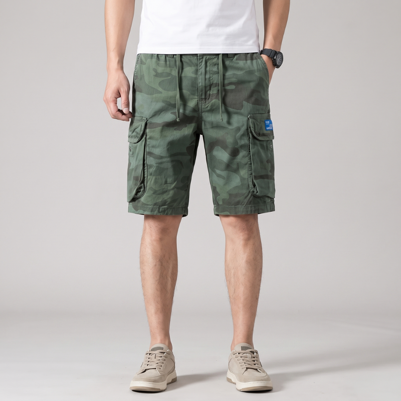 Jared | Casual Cotton Cargo Shorts with Utility Pockets