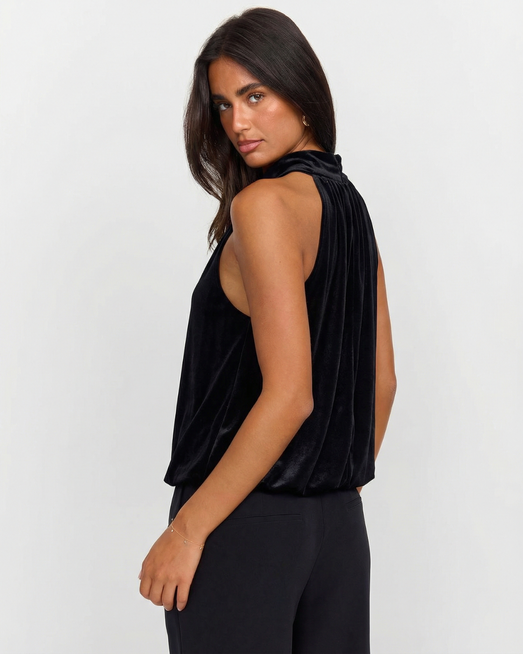 Martha | black halter top