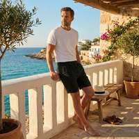 Frank | Lightweight Folded Hem Linen Shorts