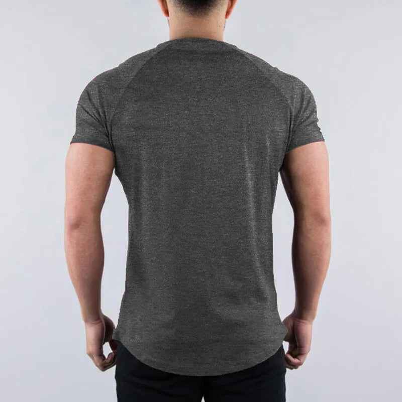 Edward | Fitted Cotton Muscle Fit T-Shirt