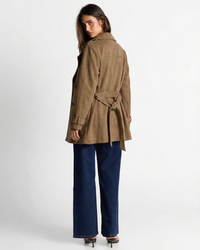 Anya | cropped trench coat
