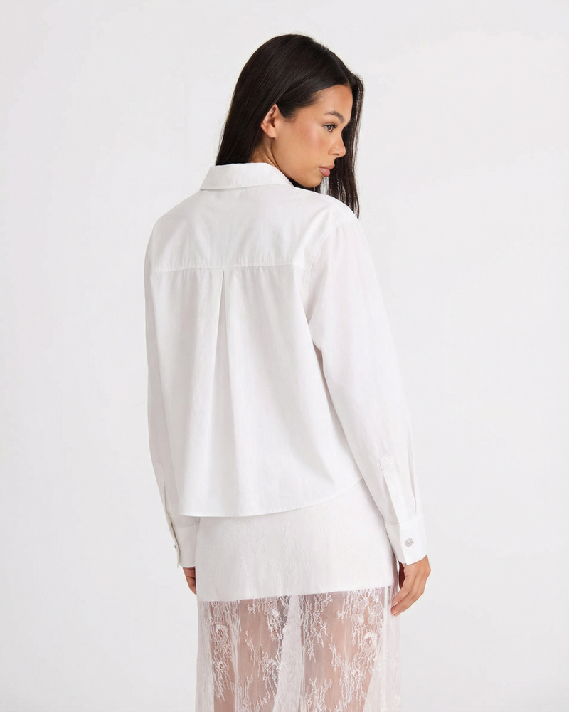 Ariella | white crop top
