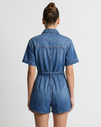 Alyssa | denim romper