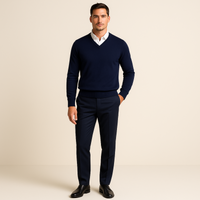 Sebastian | Cashmere V-Neck Knit Jumper