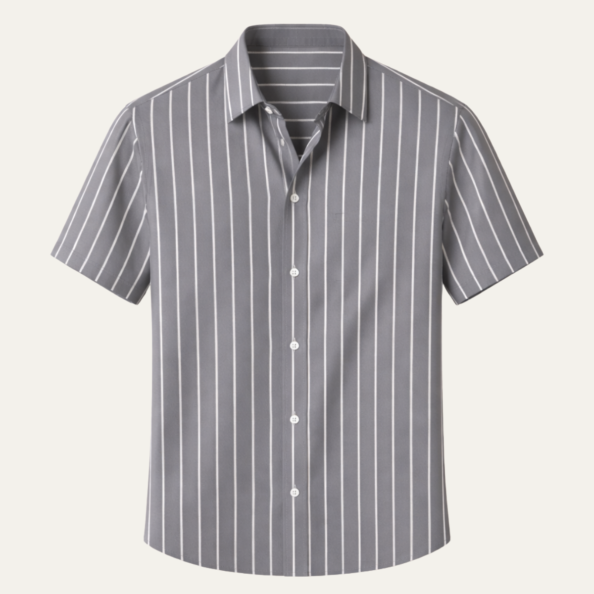 Beaumont button-up shirt detail view