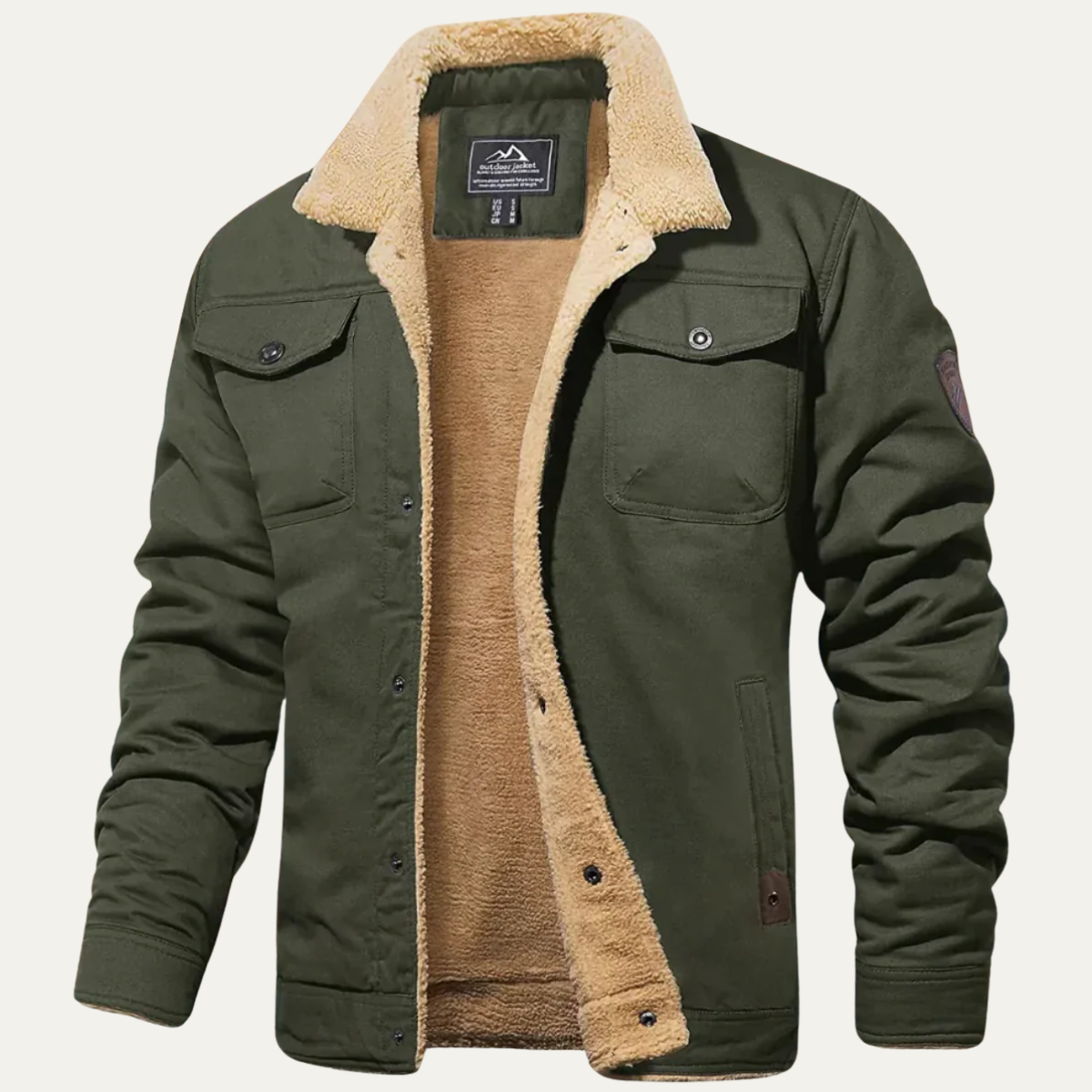 Maverick | Fleece Lined Winter Jacket for Men