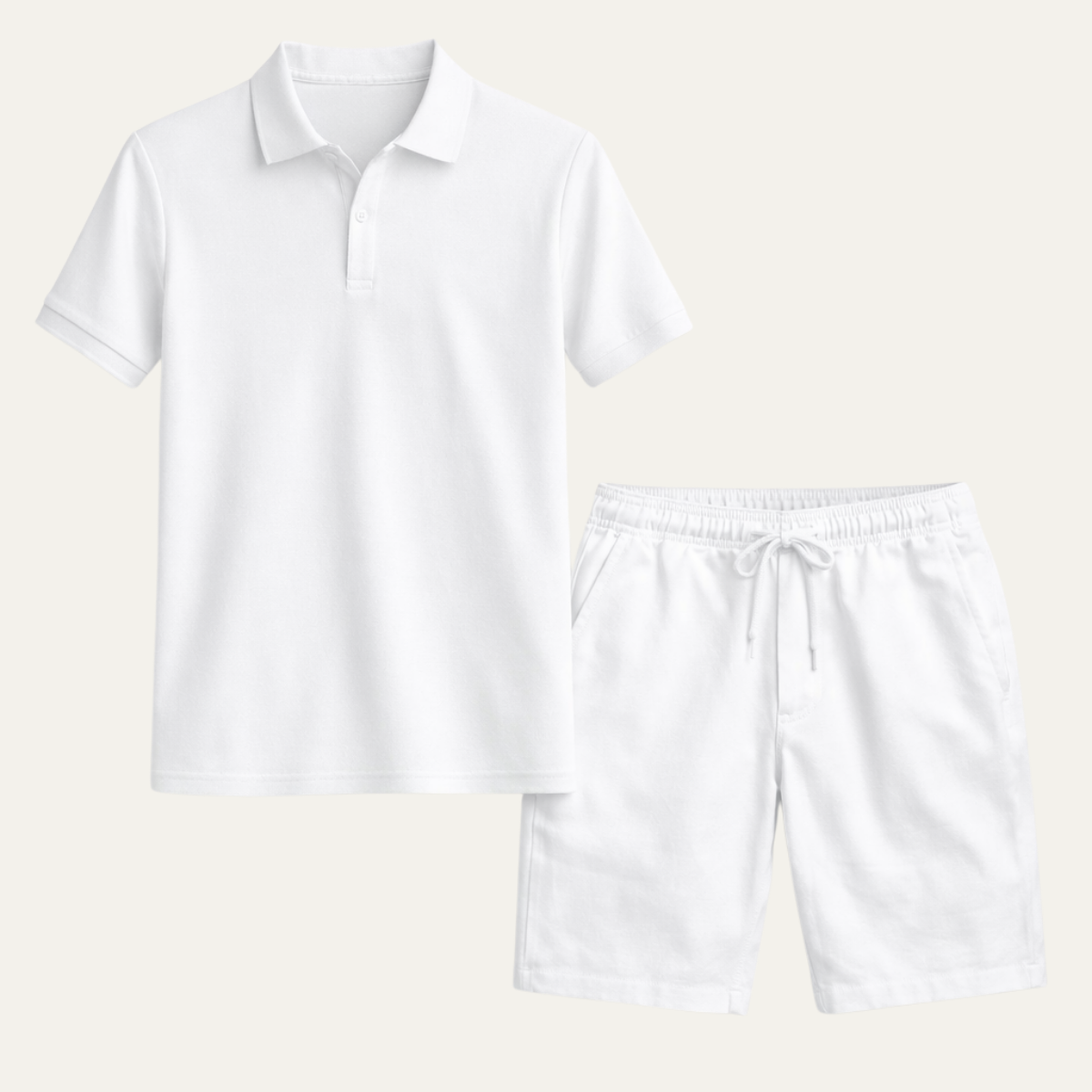 Pax polo shirt and shorts set
