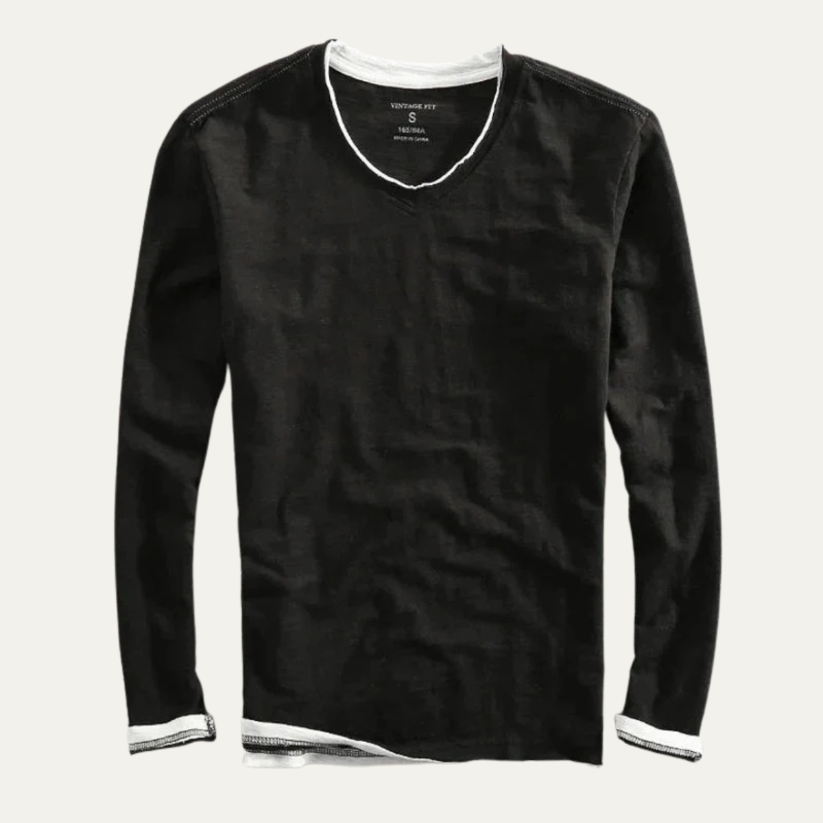Conor V neck shirt Black
