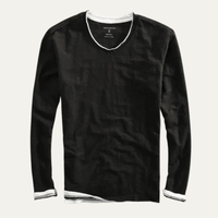Conor V neck shirt Black