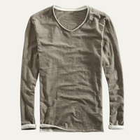 Conor V neck shirt Khaki