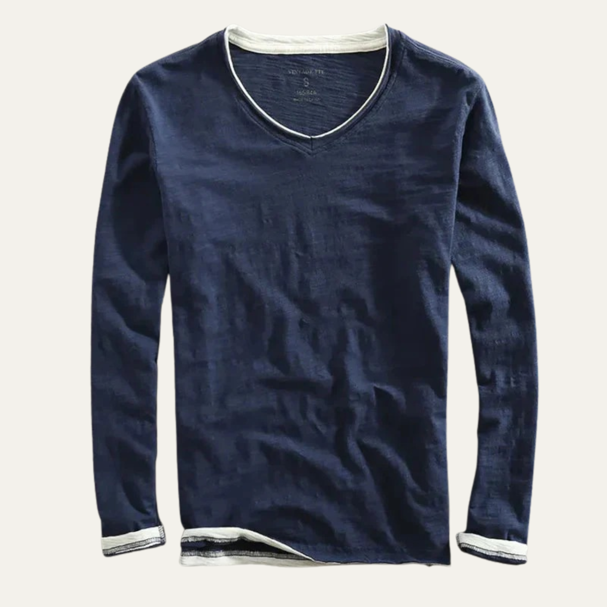 Conor V neck shirt Blue