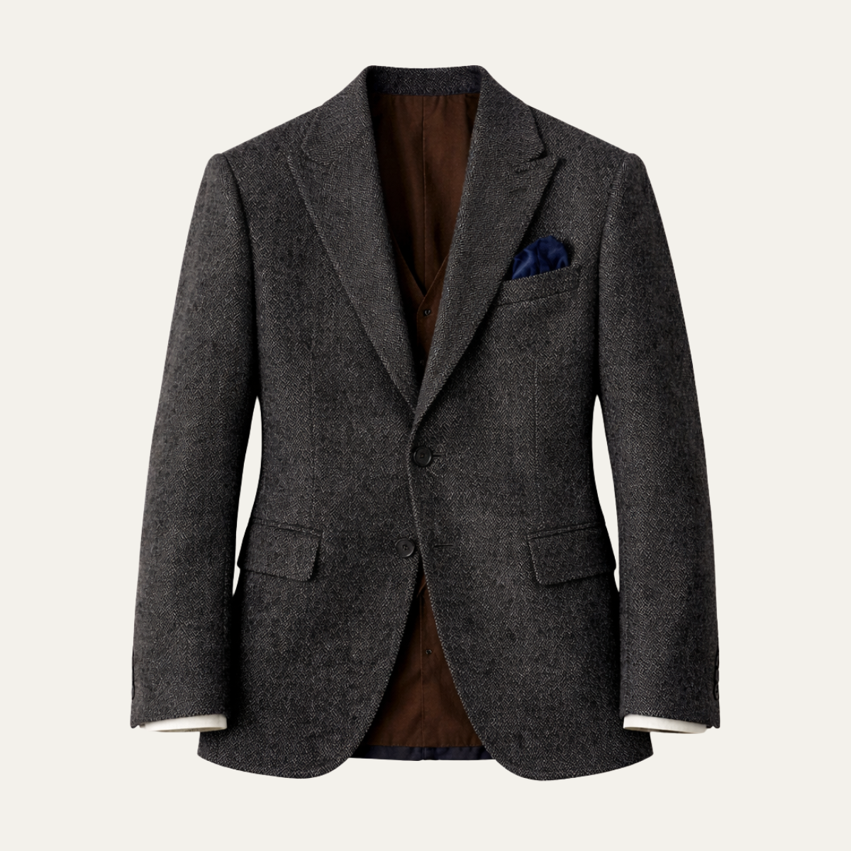 Llewellyn | Single Breasted Business Tweed Blazer