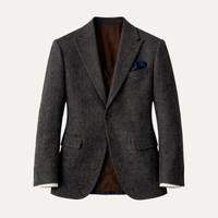 Llewellyn | Single Breasted Business Tweed Blazer