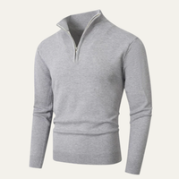 Monroe | Slim Fit Half Zip Knit Jumper