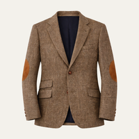 Linden | Single Breasted Herringbone Tweed Blazer